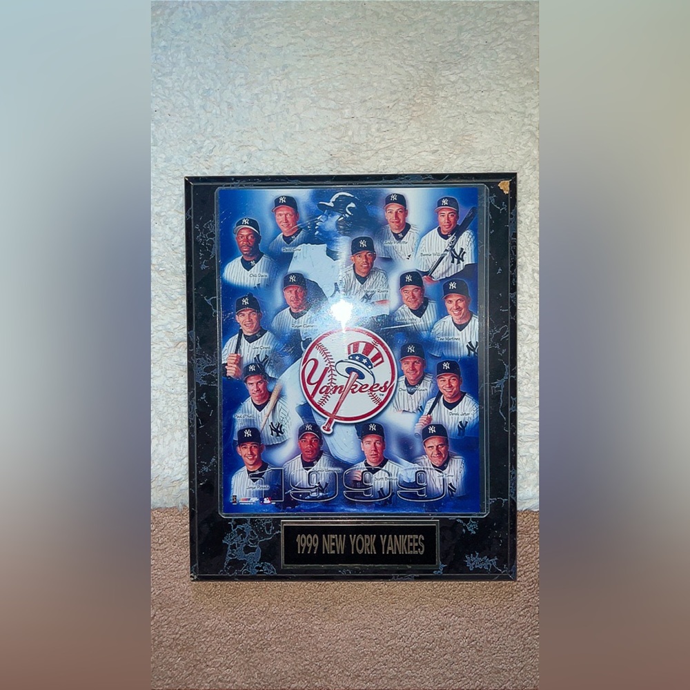 1999 New York Yankees Plaque